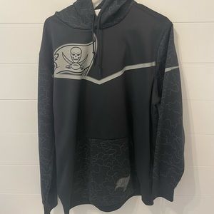 Tampa Bay Buccaneers Nike RFLCTV Chevron Pullover Hoodie - Black